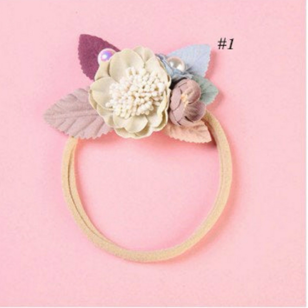 BABY FLORAL HEADBAND 0-3YEARD